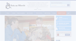 Desktop Screenshot of petsonwheels.org